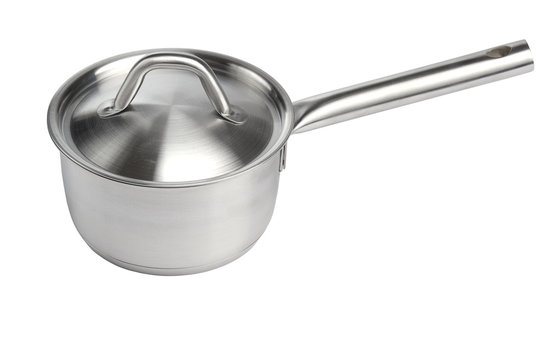 stainless pan with handle