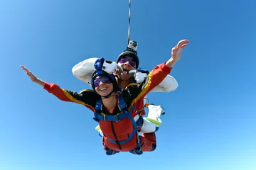 Gordijnen Skydiving photo © German Skydiver