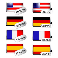 Vector language pointer for web - flags