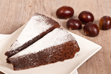 Chestnut cake