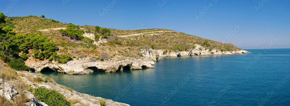 Poster gargano kueste - gargano coast 04