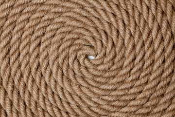 Detailed shot of a nautical rope