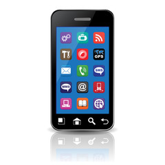 TELEPHONE BLACK ICONS