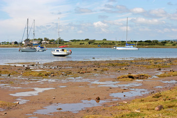 yachts off Ravenglass