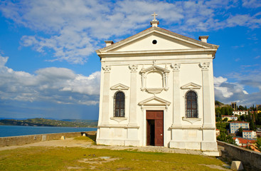 Fototapeta premium St. George church, Piran - Slovenia
