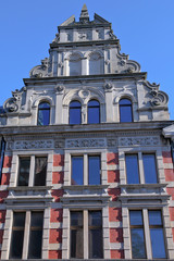 Fototapeta na wymiar historisches Giebelhaus in Lübeck