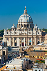 Fototapeta premium San Peter square, Rome, Italy.