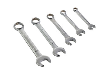 spanners isolated on white background