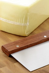 mozzarella cheese block