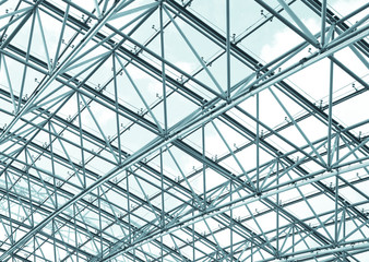 texture of ceiling inside airport