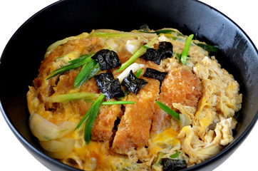 katsudon ( pork cutlet bowl ), japanese food