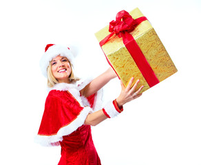 Christmas Santa girl.