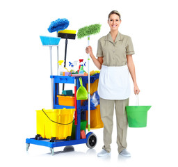 Cleaner maid woman.