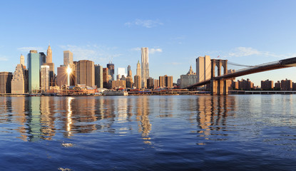 Fototapeta na wymiar New York City Manhattan downtown