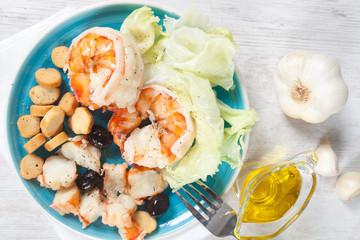 Prawn salad