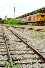 Fototapeta premium Country train