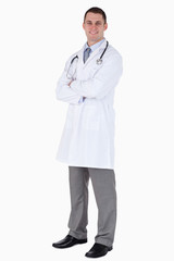 Doctor with arms folded