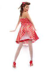 Pin-up girl. American style