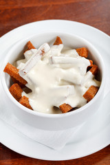 bread sticks with sauce
