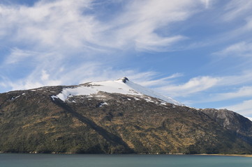 mountain at beagle channel