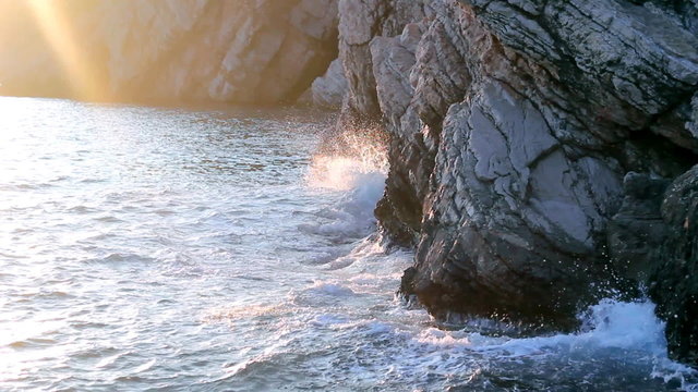 Afternoon Sun at the Rocky Seashore