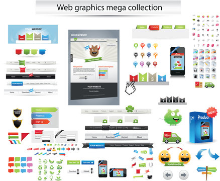 Web graphics mega collection