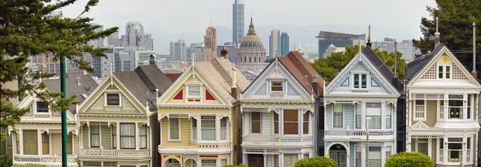  Painted Ladies Row Houses by Alamo Square © jpldesigns