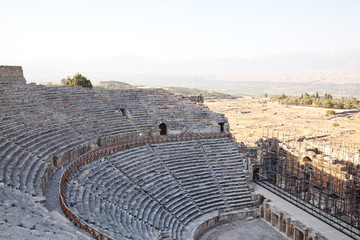 Ancient ruins Hierapolis. Turkey