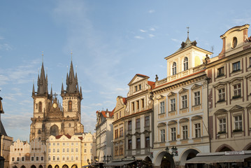 Fototapeta na wymiar Prag Teynkirche am Altenstätter Ring