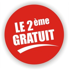bouton 2 ème gratuit