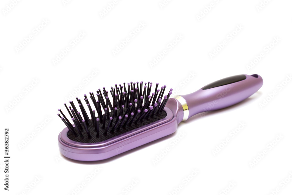 Wall mural hair brush