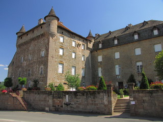 Fototapeta na wymiar Zamek Lacapelle-Marival, Limousin, Quercy, Périgord