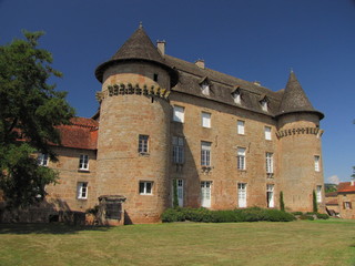 Fototapeta na wymiar Zamek Lacapelle-Marival; Limousin; Quercy; Périgord