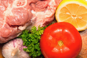 Raw meat