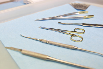 Operationsbesteck Zahnarzt