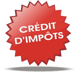 étiquette crédit d'impôts