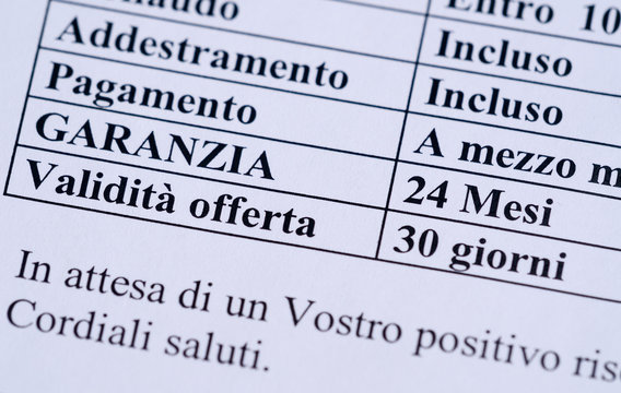 Garanzia