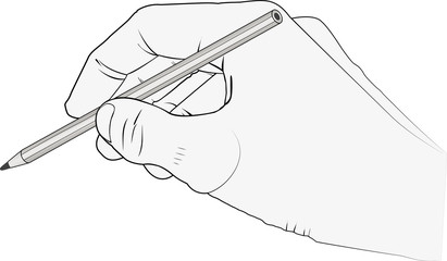 hand with pencil © mtmmarek