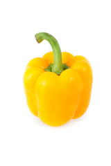 Fresh yellow pepper isolated