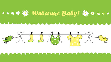 Welcome Baby Announcement