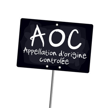 Pancarte "AOC"