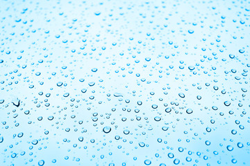 Raindrops blue