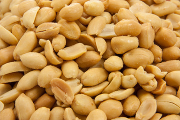 Closeup of peanuts