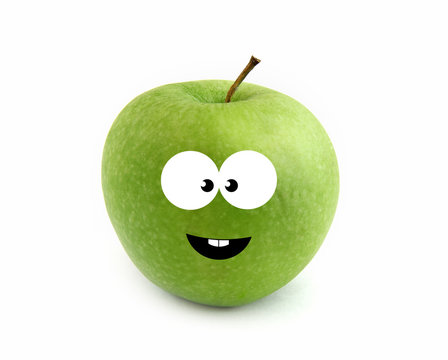 Happy apple