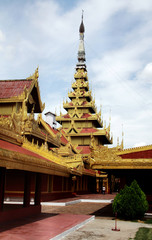 Pagoda principale del Palazzo Reale di Mandalay, Myanmar