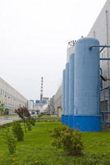 factory building landscape