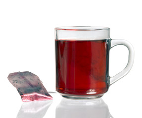 teacup and tea bag
