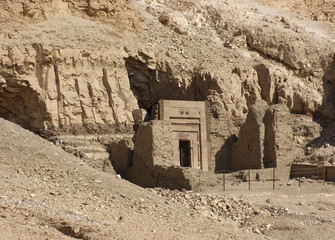 rock cut tomb near Mortuary Temple of Hatshepsut