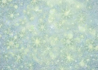 Sparkly Winter Snowflake Background