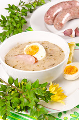 Zurek ist eine herzhafte Polnische Ostersuppe